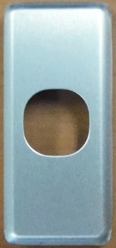 SINGLE ARCHITRAVE BRUSHED ALUMINIUM COVER